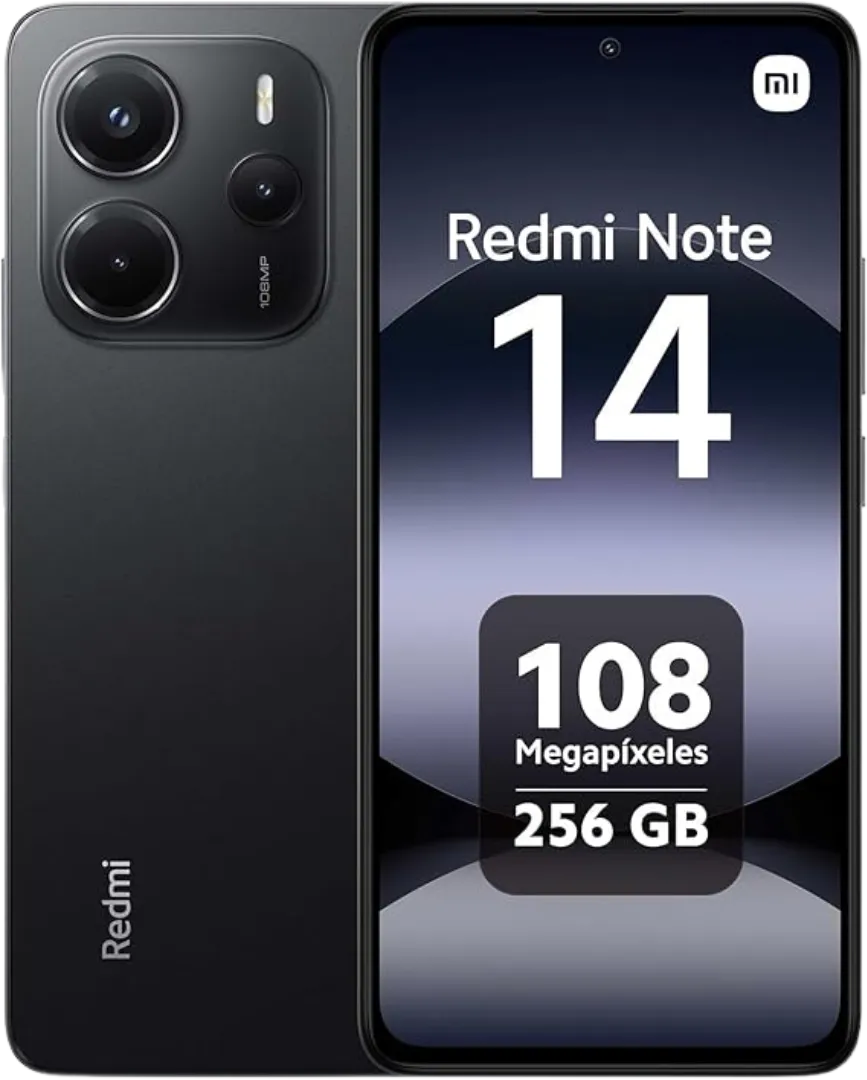 Xiaomi Redmi Note 14 Midnight Black (Preto) - 8GB RAM 256GB ROM