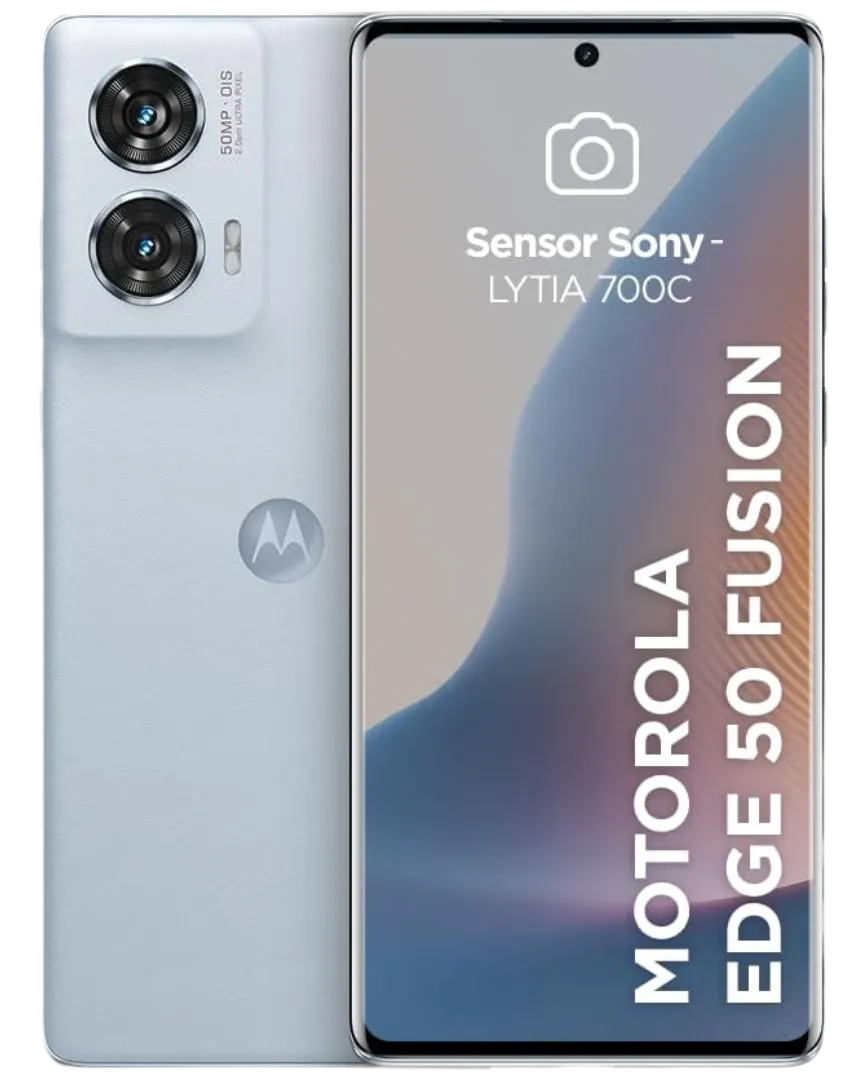 Motorola Edge 50 Fusion 5G - 256GB 16GB (8GB RAM+8GB Ram Boost) 50MP Sony AI Camera IP68 NFC Blue Teal